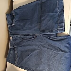 Vintage Susan Bristol Casual long denim shorts